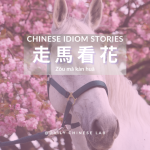 Chinese Idiom Stories: 走馬看花 (Zǒu mǎ kàn huā)